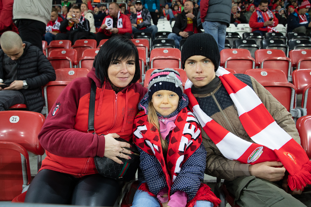 Fani Widzewa Łódź wspierali swoją drużynę w Pucharze Polski