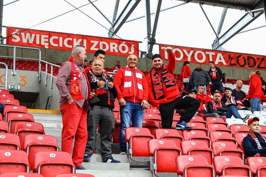 Widzew Łódź zdążył już ugościć swoich fanów. Jak wyglądał pierwszy mecz z udziałem publiczności w tym roku? (Fot. Michał Pietrzak/TuŁódź.pl)