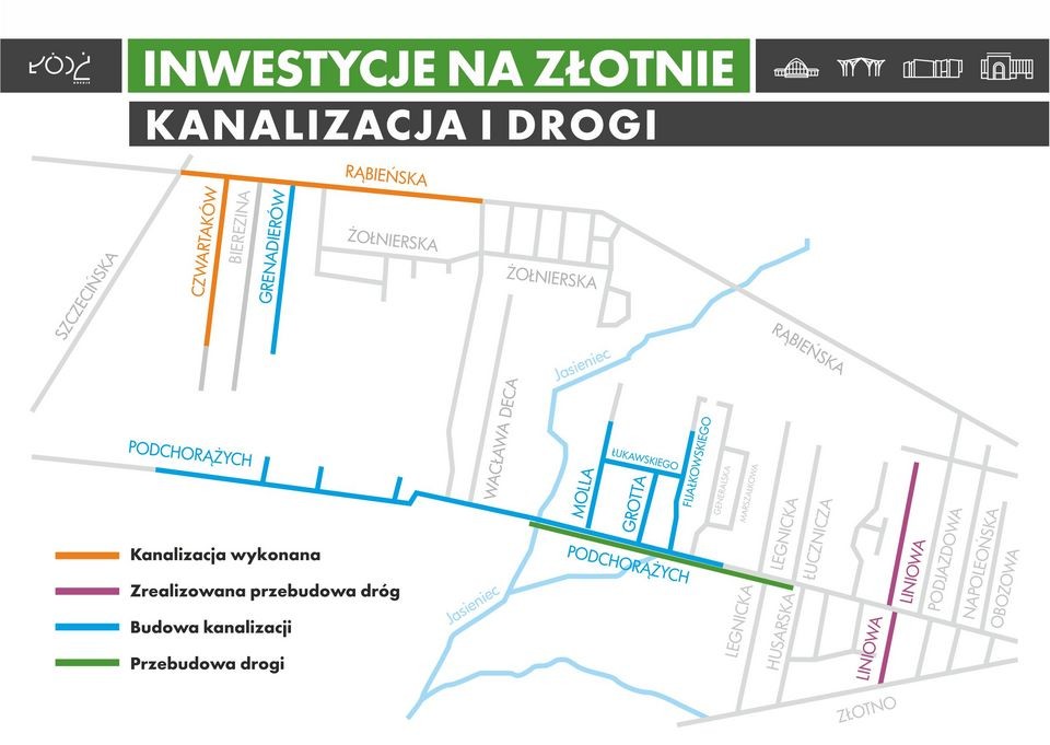 Wielki remont na Złotnie właśnie się rozpoczął. Oznacza to zmiany organizacji ruchu - Zdjęcie główne