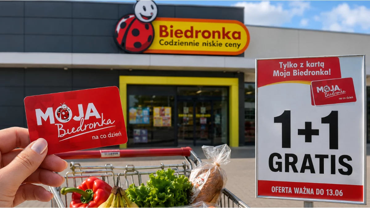 Tylko do soboty. Biedronka rozdaje produkty za darmo, potrzebna jest jedna rzecz