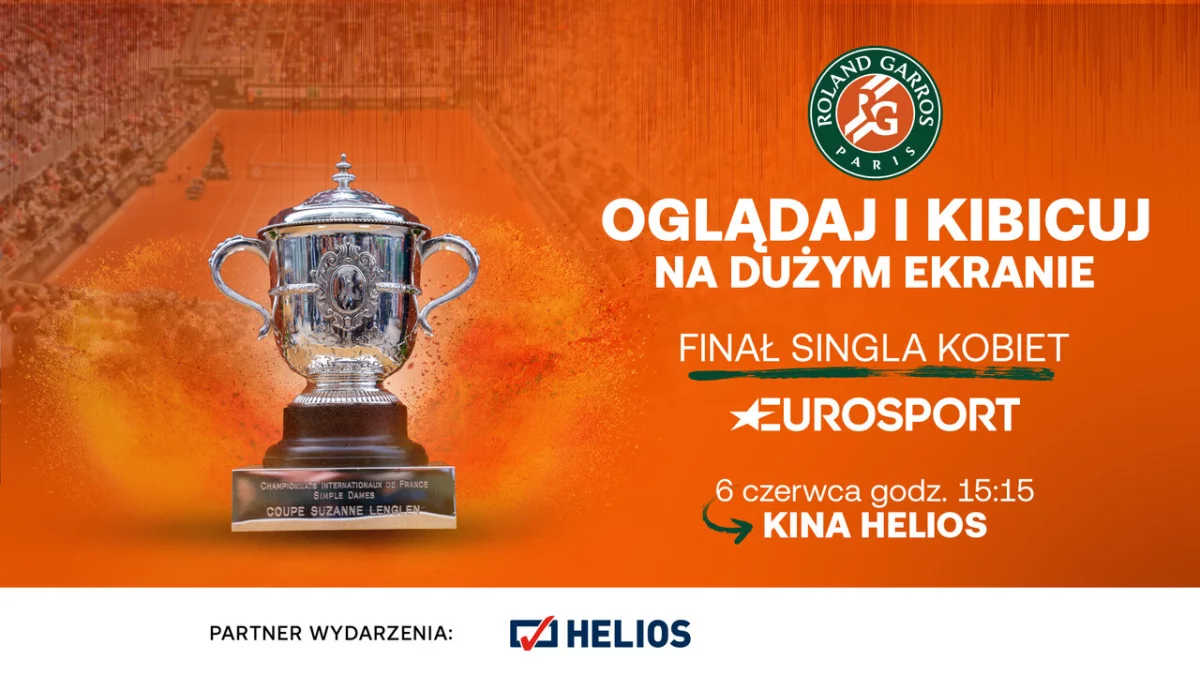Roland Garros 2026 - Finał Singla Kobiet w kinach Helios