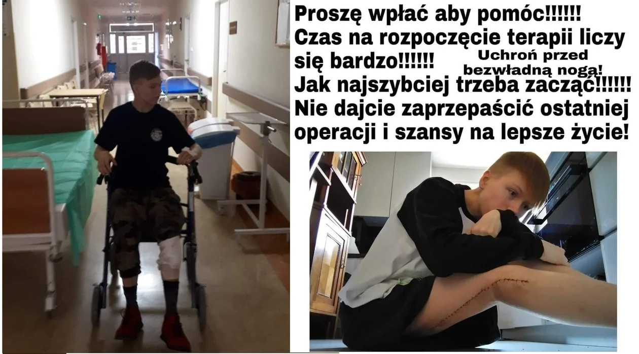 Ten młody człowiek walczy o lepsze jutro. Potrzebuje codziennej rehabilitacji - Zdjęcie główne