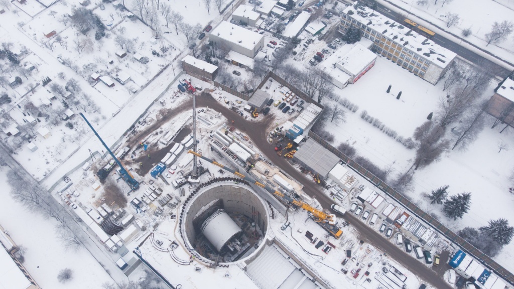 W Łodzi trwają przygotowania do rozpoczęcia drążenia tunelu średnicowego, zwanego też łódzkim metrem (fot. Adam Wicher - TuŁódź.pl)