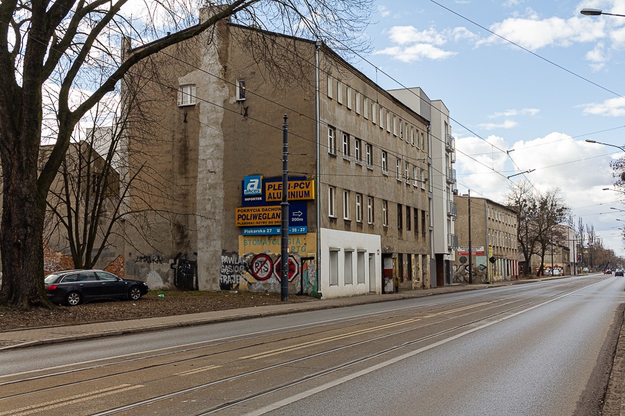 Łódź. Niebezpieczne ulice w Łodzi. Ulica Limanowskiego Łódź (fot. TuŁódź.pl)