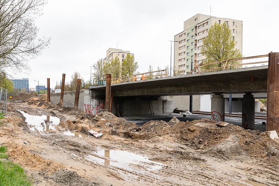 Remont Śmigłego-Rydza Łódź. Przebudowa al. Śmigłego-Rydza trwa już ponad 1000 dni! (fot. Michał Pietrzak - TuŁodź.pl)