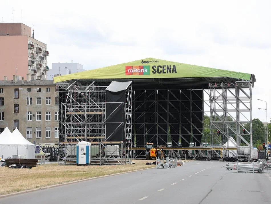 Rusza budowa sceny głównej Łódź Summer Festival 2024. Ogłoszono zmiany dla kierowców w centrum miasta - Zdjęcie główne