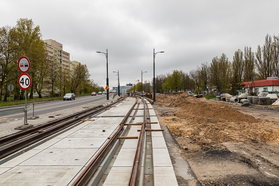 Remont Śmigłego-Rydza Łódź. Przebudowa al. Śmigłego-Rydza trwa już ponad 1000 dni! (fot. Michał Pietrzak - TuŁodź.pl)