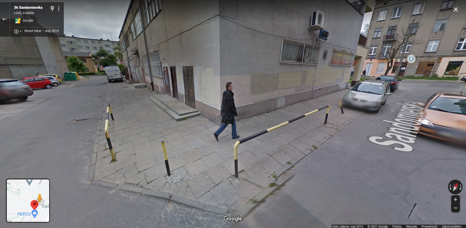 Mieszkańcy łódzkiego Polesia przyłapani przez Google Street View