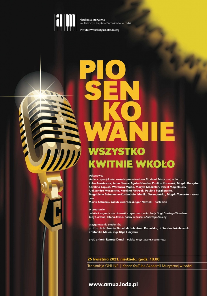 Koncert symfoniczny oraz wydarzenie z cyklu "Piosenkowanie" studentek i studentów Akademii Muzycznej w Łodzi (fot. Dariusz Kulesza/Akademia Muzyczna w Łodzi) |wiadomości łódzkie | Łódź | TuŁódź