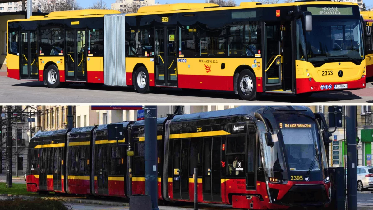 Zmiany w kursowaniu tramwajów i autobusów MPK Łódź od 1 stycznia 2025 r. Które linie pojadą inaczej? - Zdjęcie główne