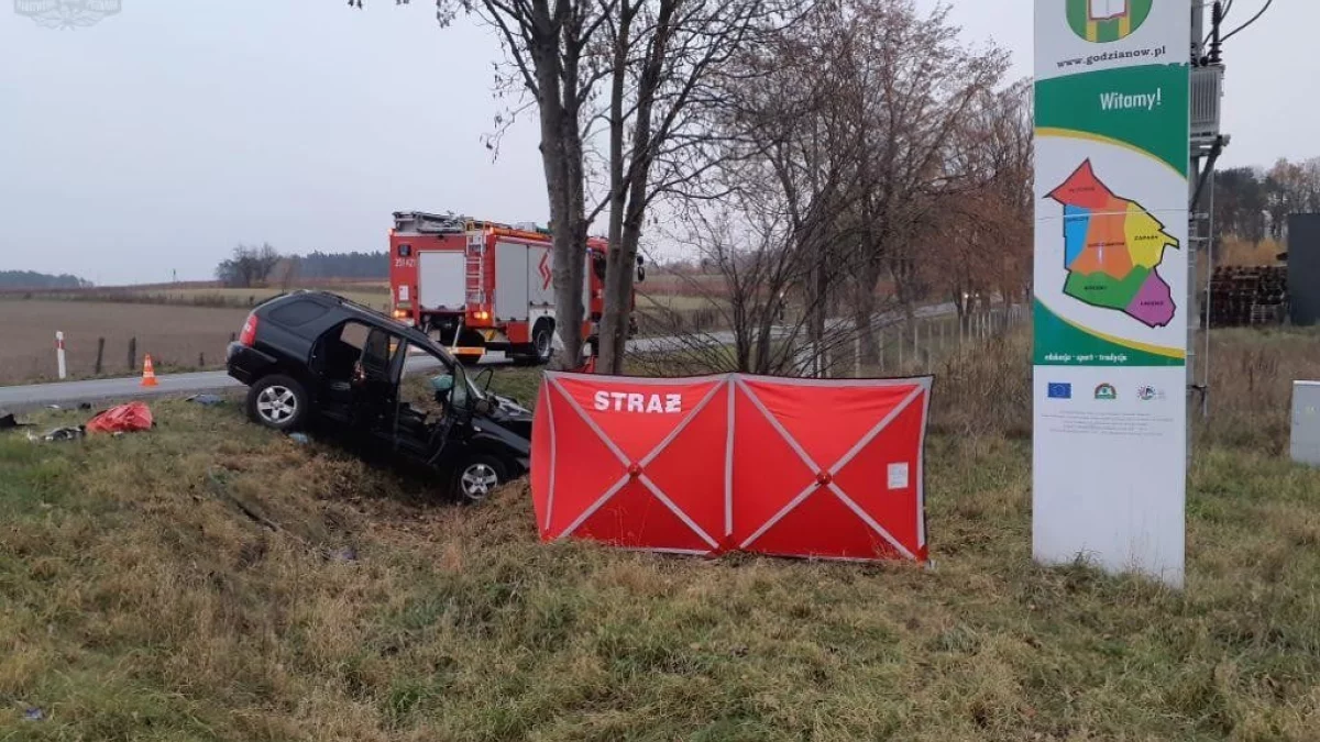 Wypadek na DW705 w Łódzkiem. Nie żyje 74-letnia kobieta - Zdjęcie główne