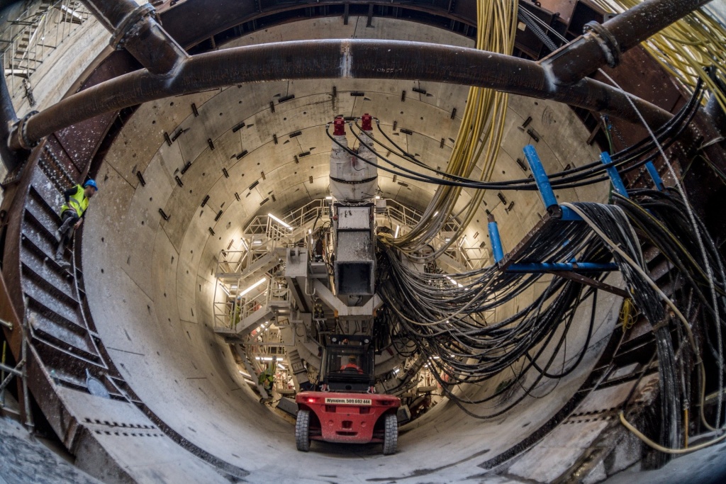 Tunel Łódź. Pod Łodzią powstaje tunel średnicowy (fot. tunel-laczypolske.pl / M.Szczepanek)