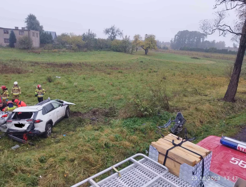 Śmiertelny wypadek pod Łodzią. Nie żyje młoda kobieta - Zdjęcie główne