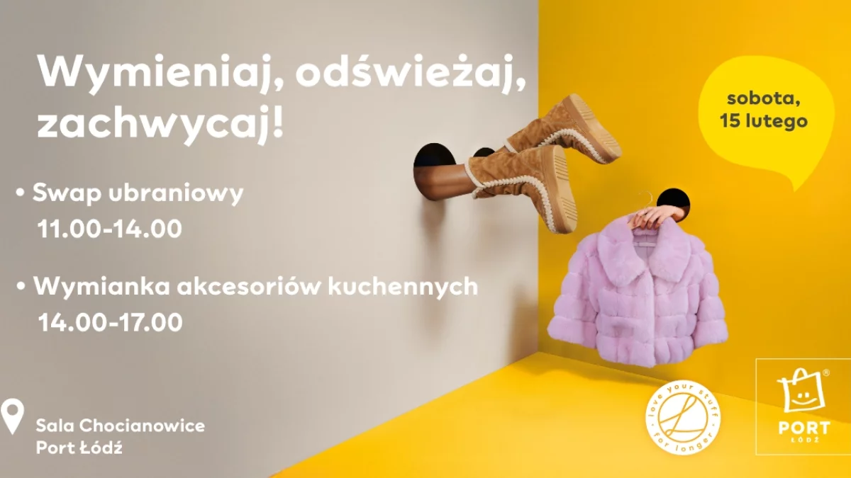 Swopping w Porcie Łódź – wymień, odśwież, bądź eko! - Zdjęcie główne