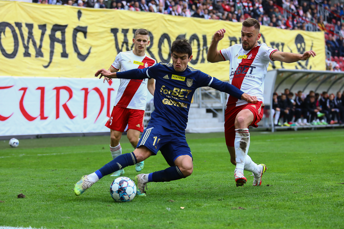 ŁKS Łódź - Arka Gdynia. Mecz 13. kolejki Fortuna 1 Ligi