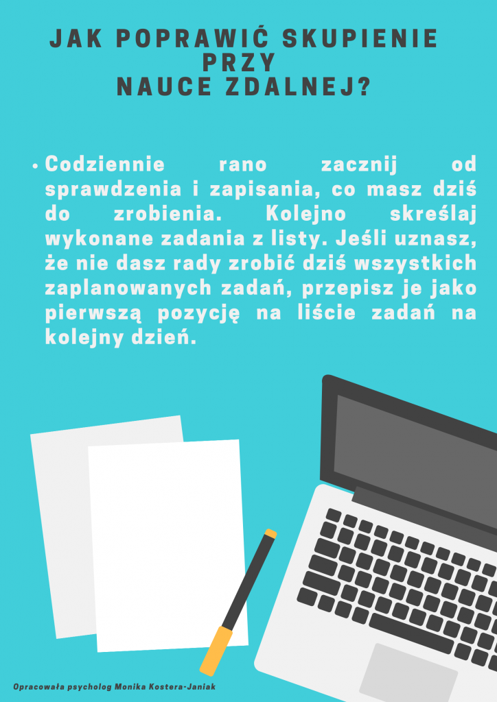 Psycholog radzi: Mam w tym roku maturę, a jest mi ciężko skupić się na lekcjach w formie wirtualnej. Co mogę z tym zrobić? - Zdjęcie główne