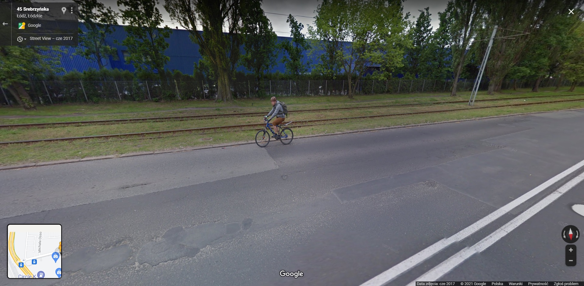 Mieszkańcy łódzkiego Polesia przyłapani przez Google Street View
