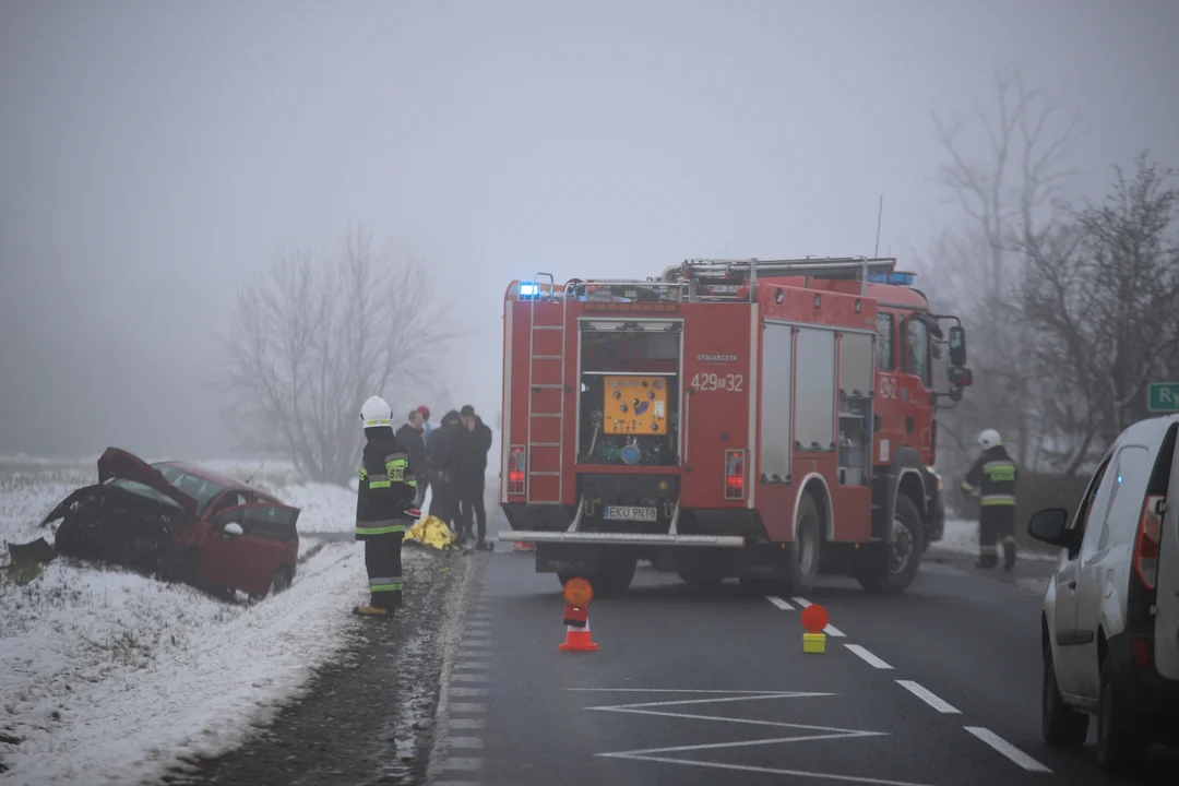 Wypadek na DW 702 między Kutnem a Łodzią