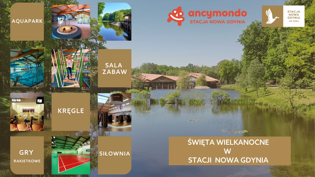 Święta na sportowo i rodzinnie. Stacja Nowa Gdynia zaprasza w Wielkanoc