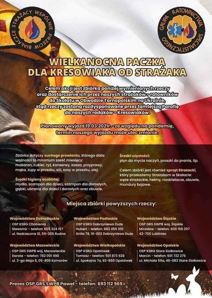 Zbiórka darów trafi do rodaków mieszkających na Ukrainie, dokładnie na Kresach Wschodnich (fot. Związek Rezerwistów WP Oddział Łódź) |wiadomości łózdzkie|Łódź|TuŁódź