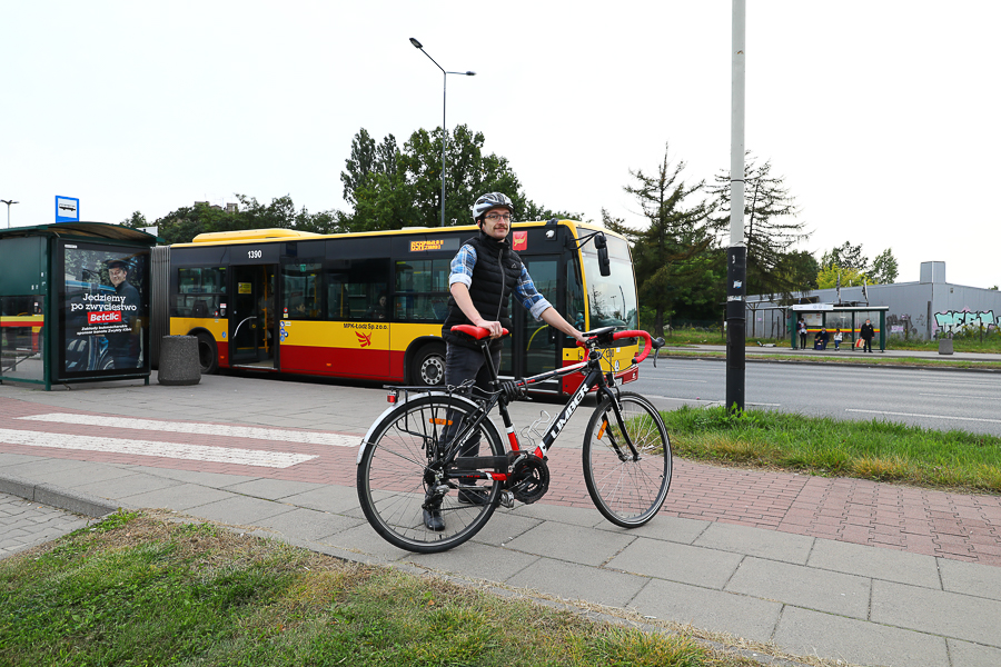 Wyścig po łódzku, czyli samochód kontra rower