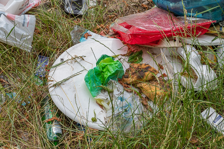 Śmieci na ul. Żytniej w Łodzi. Nieuregulowany stan prawny obszaru generuje nawracający problem (fot. Michał Pietrzak) |wiadomości łódzkie | Łódź | TuŁódź