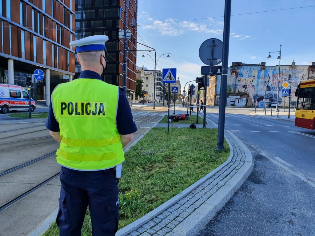 Śmiertelny wypadek w centrum. Spowodował go pijany motocyklista - Zdjęcie główne