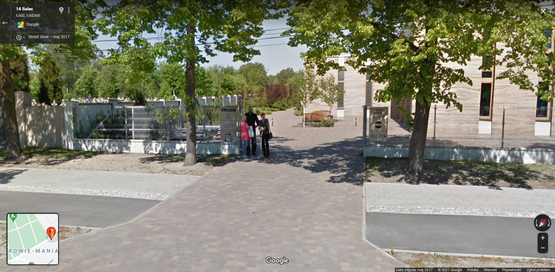 Mieszkańcy łódzkiego Polesia przyłapani przez Google Street View