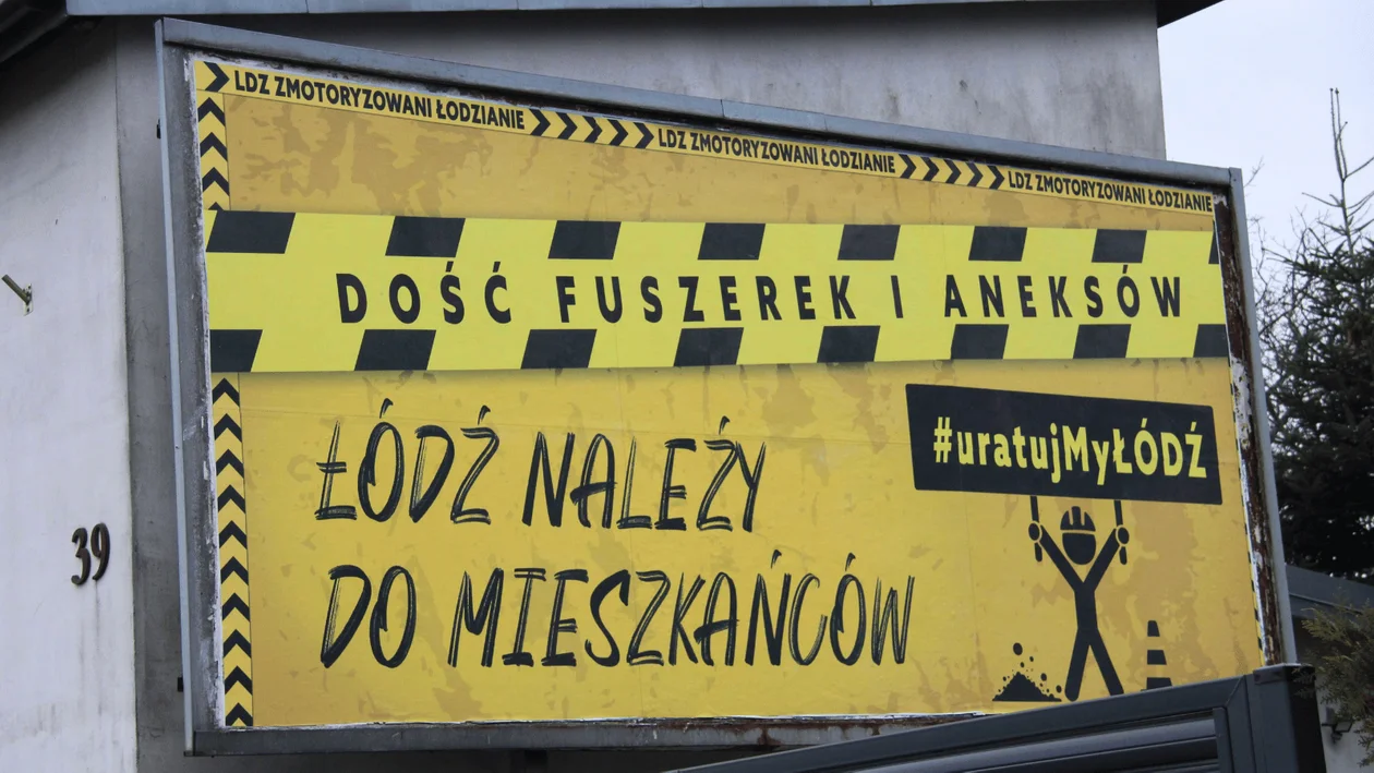 Zmotoryzowani Łodzianie ruszyli z kolejną akcją billboardową. Tym razem po raz ostatni [ZDJĘCIA] - Zdjęcie główne