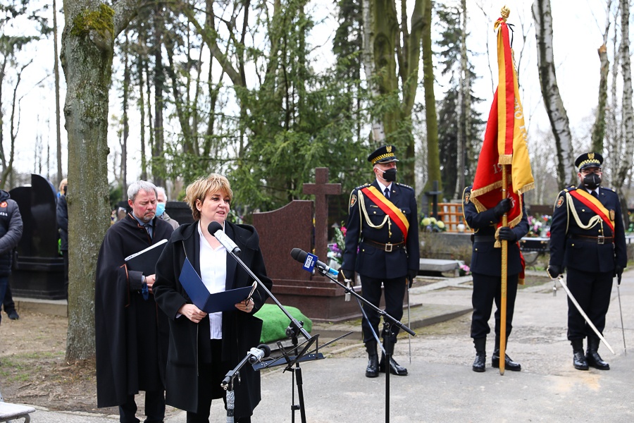 Ceremonia pogrzebowa Marka Czekalskiego, byłego prezydenta Łodzi (fot. Michał Pietrzak - TuLodz.pl)