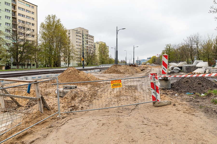 Remont Śmigłego-Rydza Łódź. Przebudowa al. Śmigłego-Rydza trwa już ponad 1000 dni! (fot. Michał Pietrzak - TuŁodź.pl)