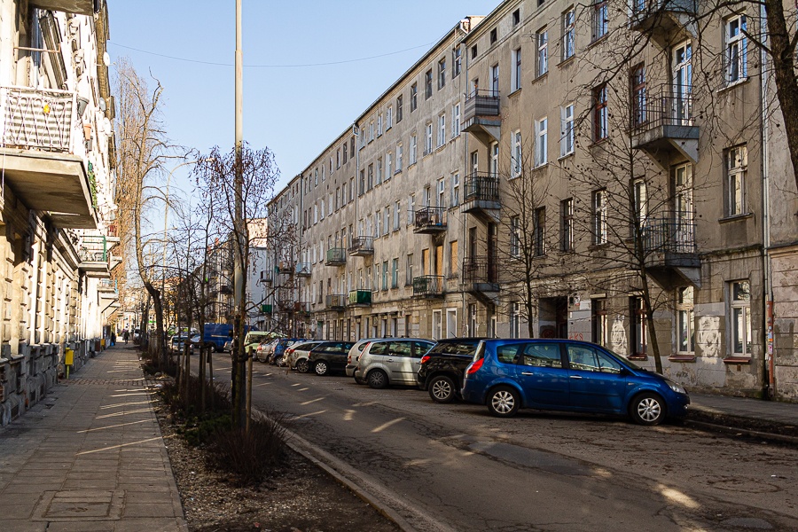 Łódź. Niebezpieczne ulice w Łodzi. Ulica Abramowskiego Łódź (fot. TuŁódź.pl)