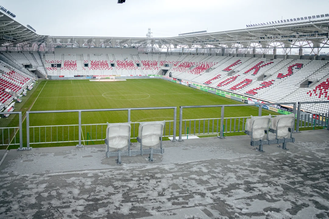 Postępy na budowie Stadionu im. Władysława Króla