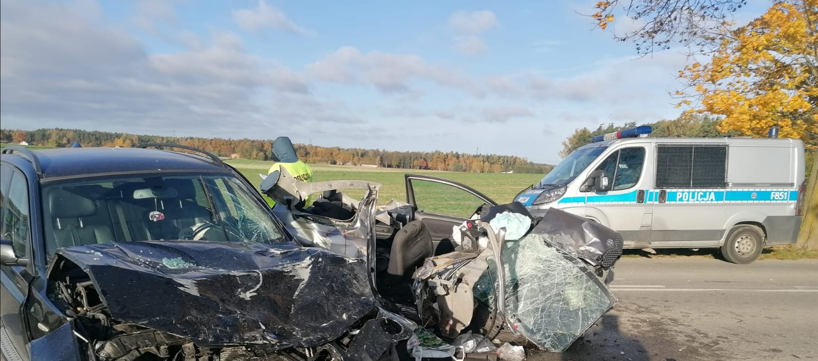 Wypadek w Wodzinie Majorackim. Nie żyje 20-letni mężczyzna