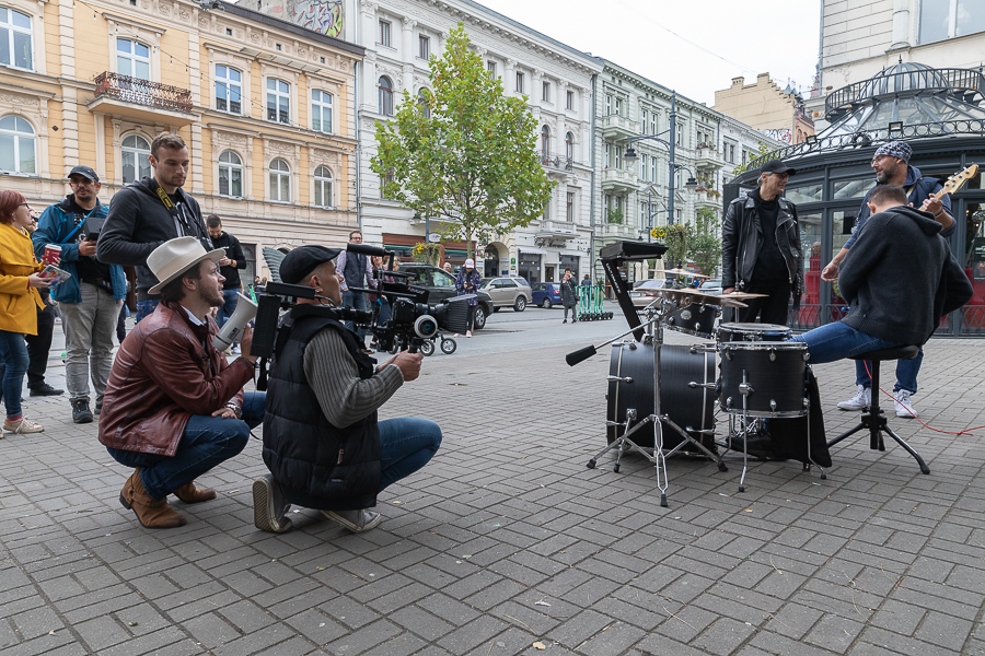 Na Piotrkowskiej w Łodzi kręcili teledysk do piosenki Krzysztofa Igora Krawczyka i Mariana Lichtmana