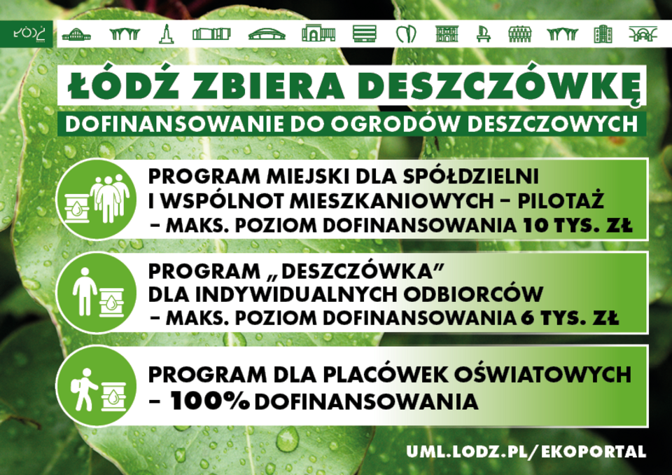 Pieniądze za deszcz? W Łodzi to możliwe - Zdjęcie główne