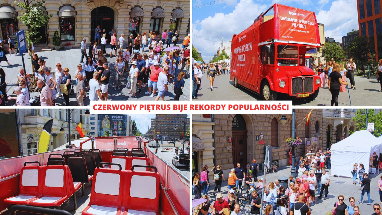 Długie kolejki chętnych na przejazd czerwonym piętrusem. W urodzinowy weekend double-decker jeździ częściej [ZDJĘCIA] - Zdjęcie główne