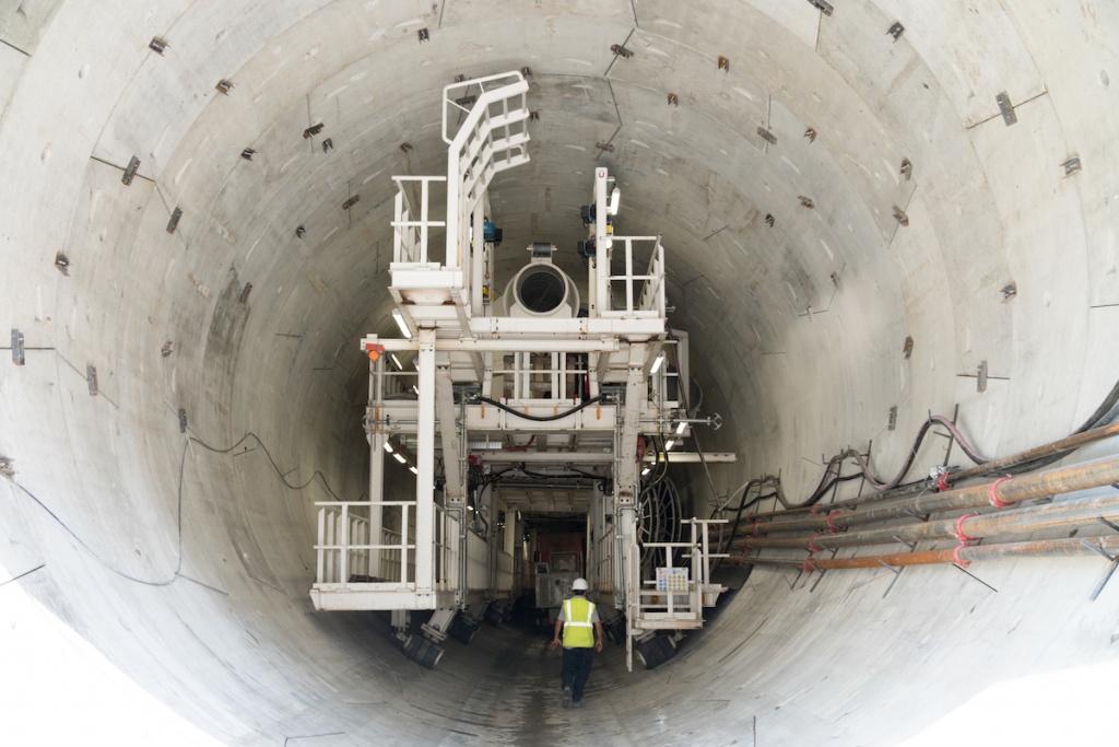 Tunel Łódź. Maszyna TBM zmierza w stronę dworca Łódź Fabryczna [zdjęcia] - Zdjęcie główne