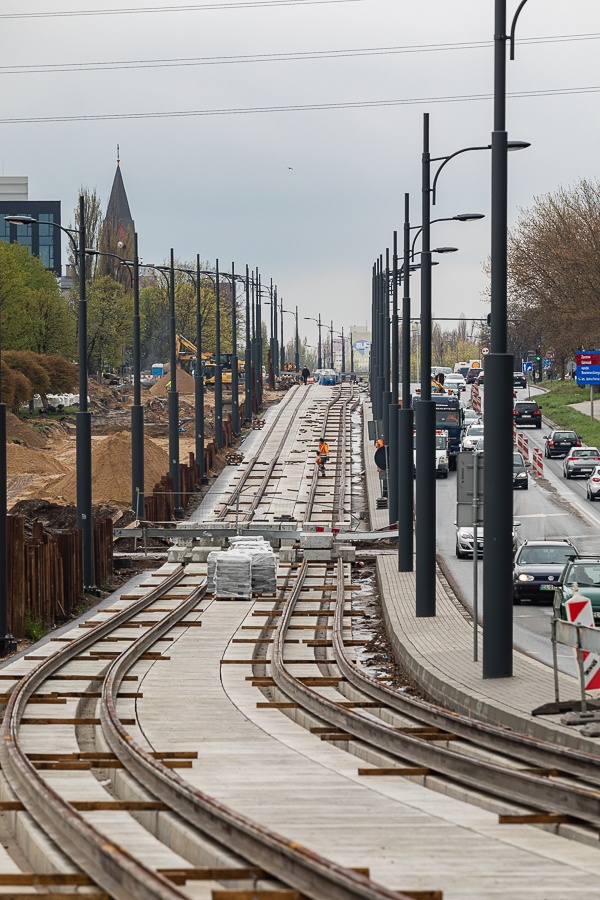 Remont Śmigłego-Rydza Łódź. Przebudowa al. Śmigłego-Rydza trwa już ponad 1000 dni! (fot. Michał Pietrzak - TuŁodź.pl)