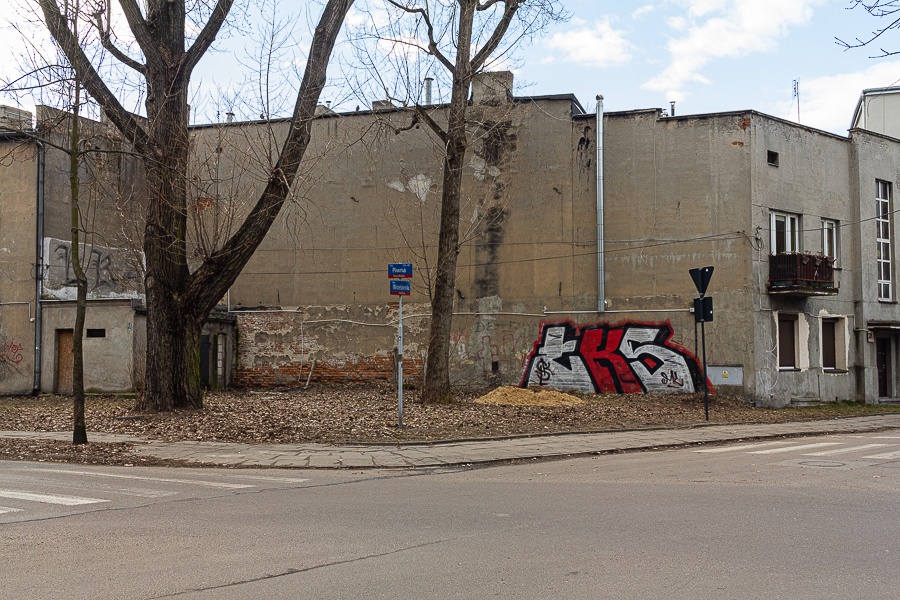 Łódź. Niebezpieczne ulice w Łodzi. Ulica Piwna Łódź (fot. TuŁódź.pl)
