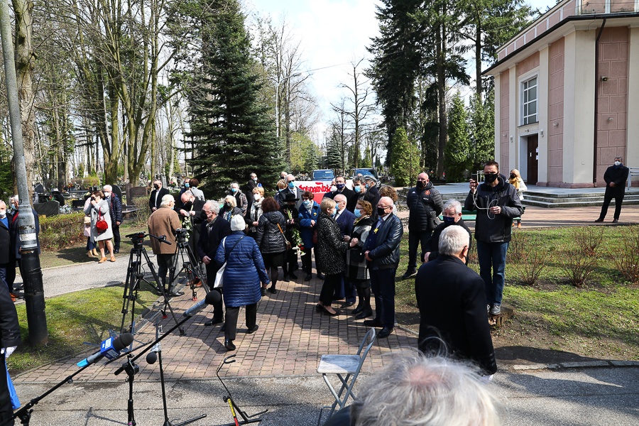 Ceremonia pogrzebowa Marka Czekalskiego, byłego prezydenta Łodzi (fot. Michał Pietrzak - TuLodz.pl)