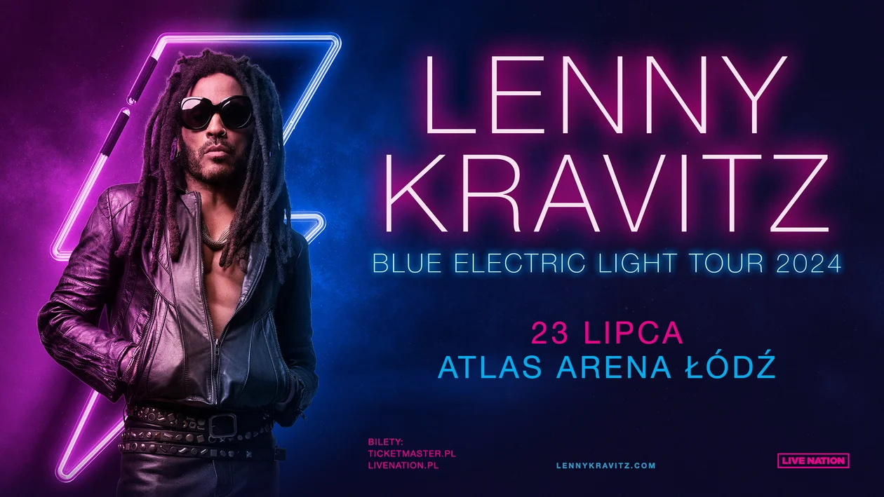 Lenny Kravitz ogłasza trasę koncertową "Blue Electric Light Tour". Łódź na liście miast, w których zagra kultowy wokalista - Zdjęcie główne