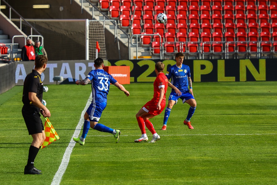 Baraże coraz mniej prawdopodobne. Widzew Łódź tylko remisuje u siebie z Miedzią Legnica [ZDJĘCIA] - Zdjęcie główne