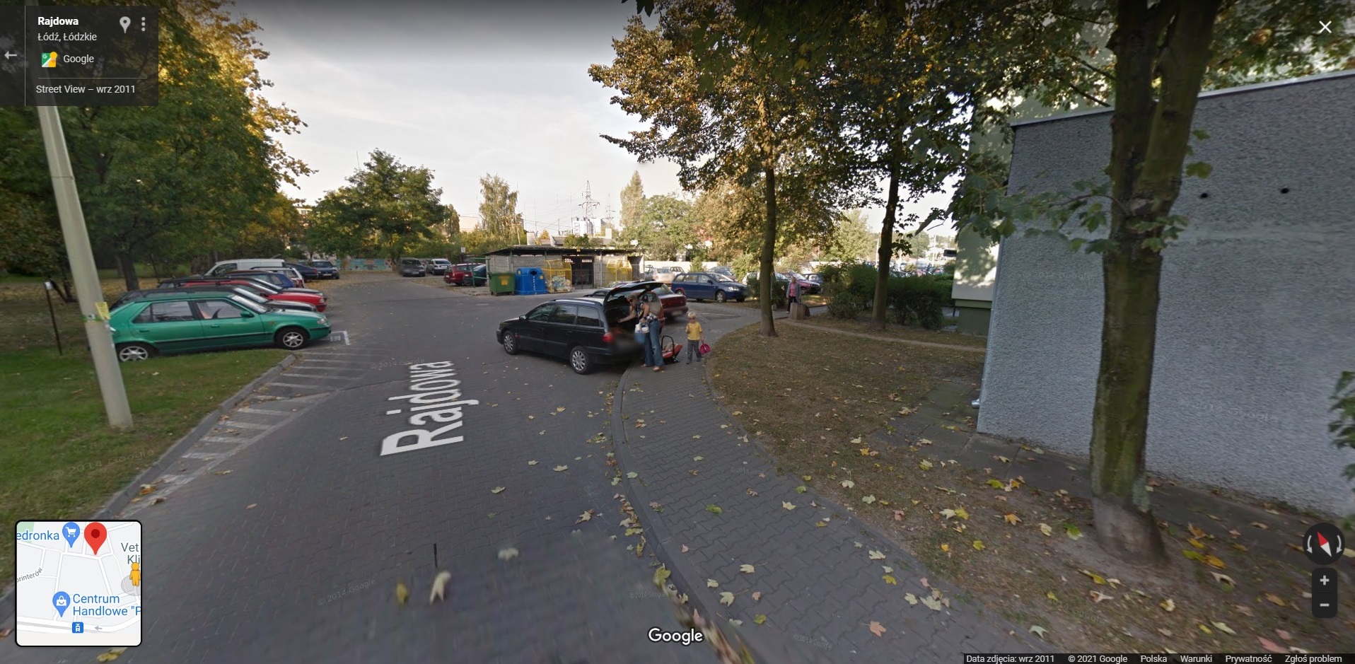Mieszkańcy łódzkiego Polesia przyłapani przez Google Street View