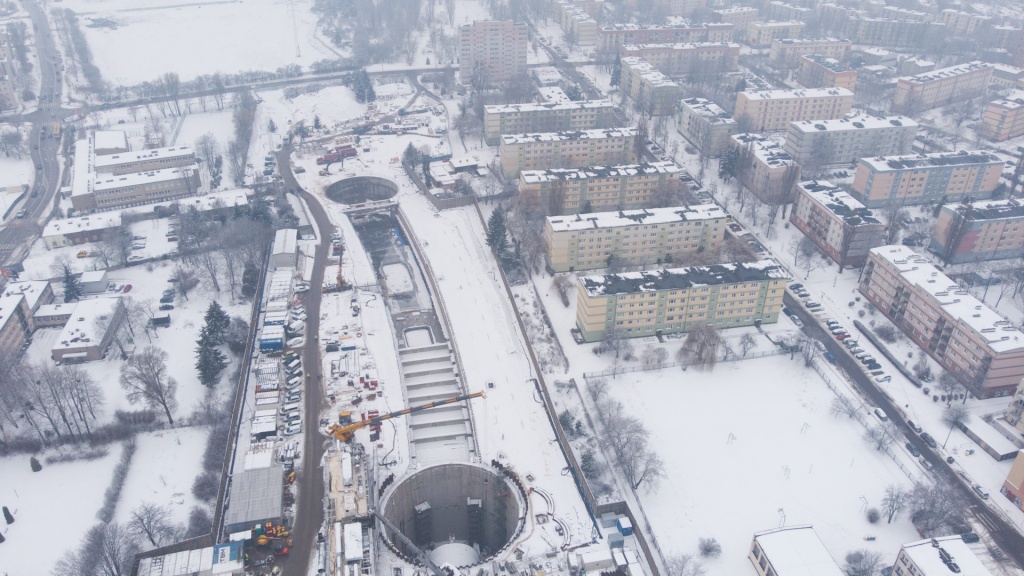 W Łodzi trwają przygotowania do rozpoczęcia drążenia tunelu średnicowego, zwanego też łódzkim metrem (fot. Adam Wicher - TuŁódź.pl)