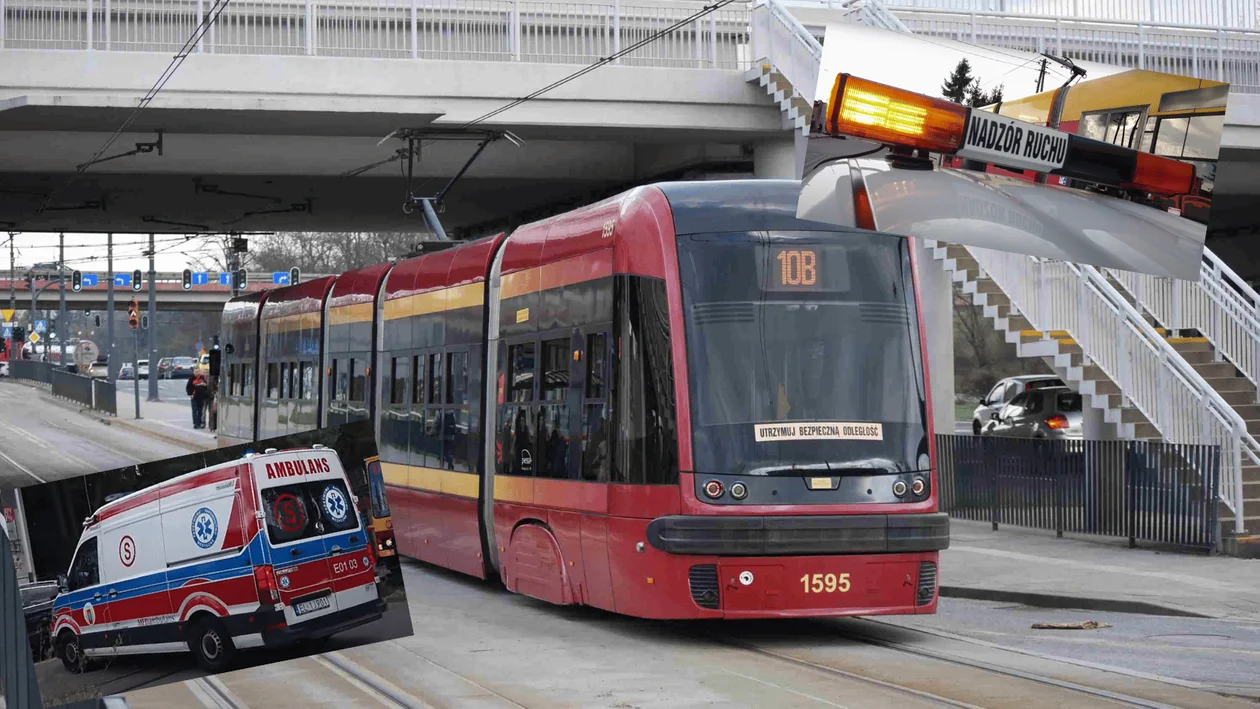 Dramatyczne chwile w tramwaju MPK Łódź. Reanimowano 73-latka - Zdjęcie główne