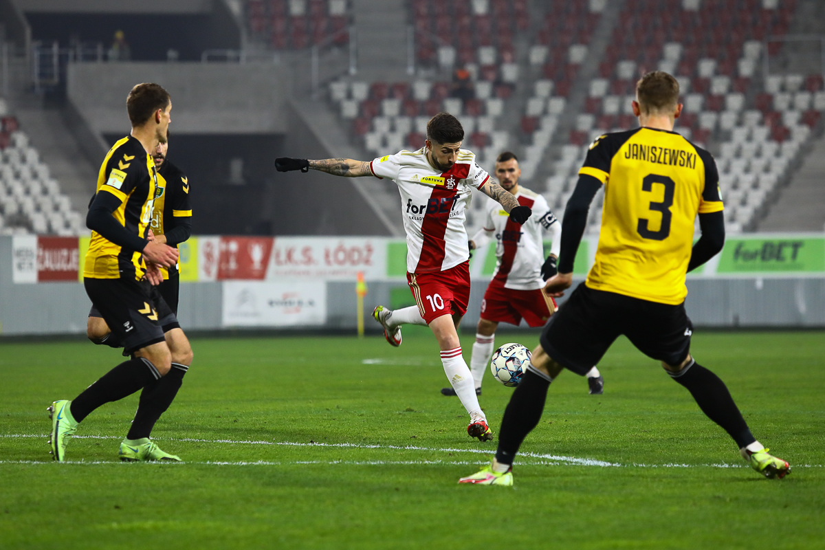 ŁKS Łódź - GKS Katowice 17. kolejka Fortuna 1 Ligi