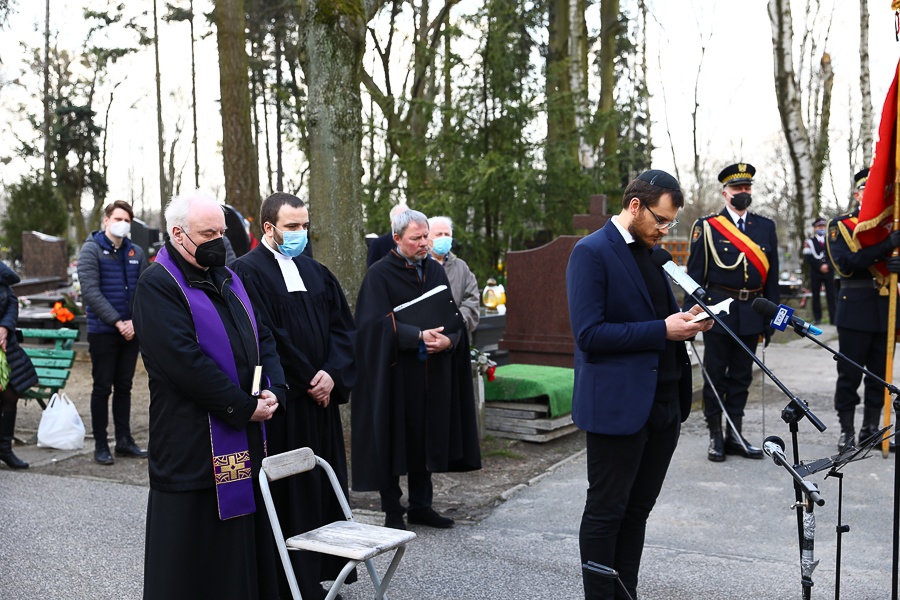 Ceremonia pogrzebowa Marka Czekalskiego, byłego prezydenta Łodzi (fot. Michał Pietrzak - TuLodz.pl)