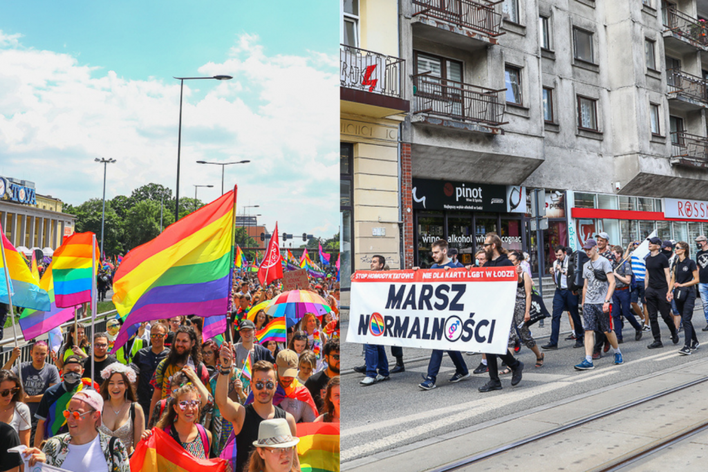 Marsz Równości i Marsz Normalności w Łodzi. Manifestacje przeszły ulicami miasta [zdjęcia]  - Zdjęcie główne