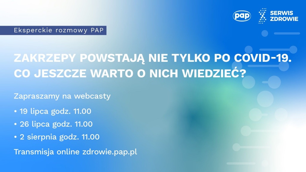 Serwis Zdrowie PAP: Cykl webcastów dotyczących diagnostyki i leczenia zatorowo-zakrzepowego - Zdjęcie główne